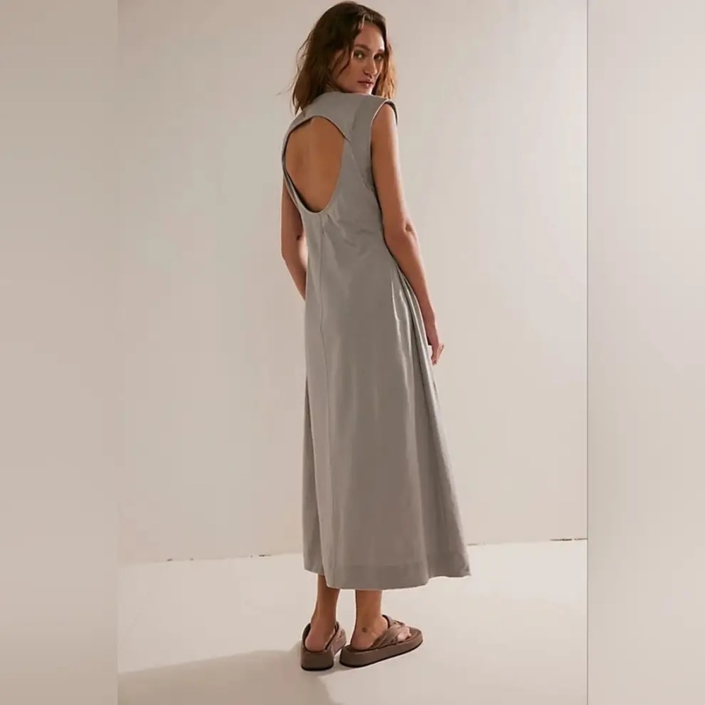FREE PEOPLE NWT SIMONE MIDI DRESS - Picture 7 of 16